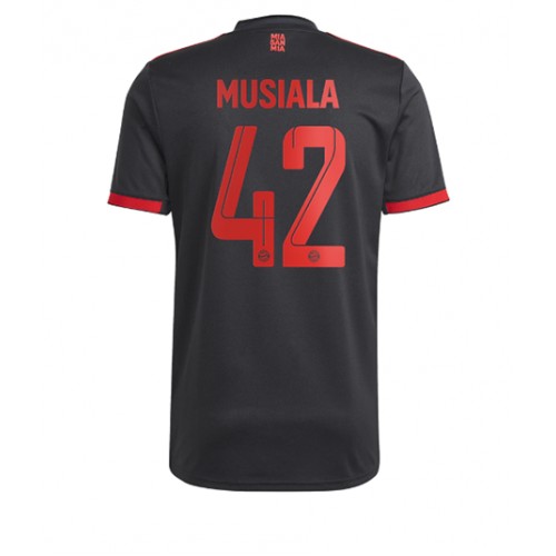 Fotbalové Dres Bayern Munich Jamal Musiala #42 Alternativní 2022-23 Krátký Rukáv